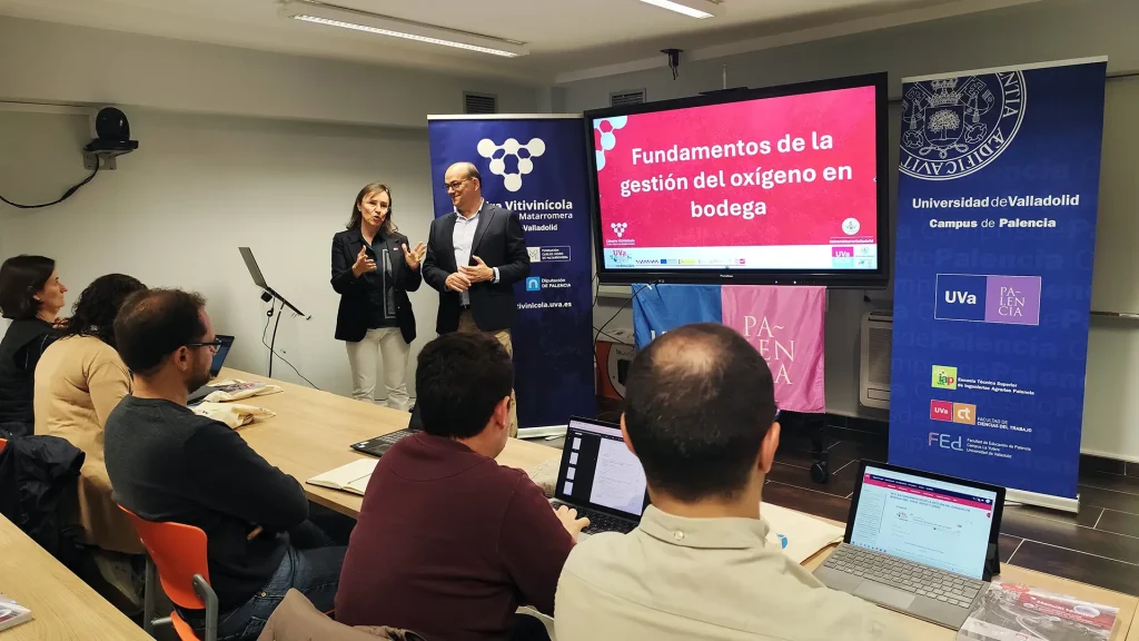 Segunda edición de la Microcredencial en Fundamentos de la gestión del oxígeno en bodega. Cátedra Vitivinícola Palencia